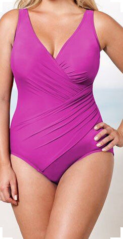 One Piece Swimsuit Bikini Covering Belly Thin