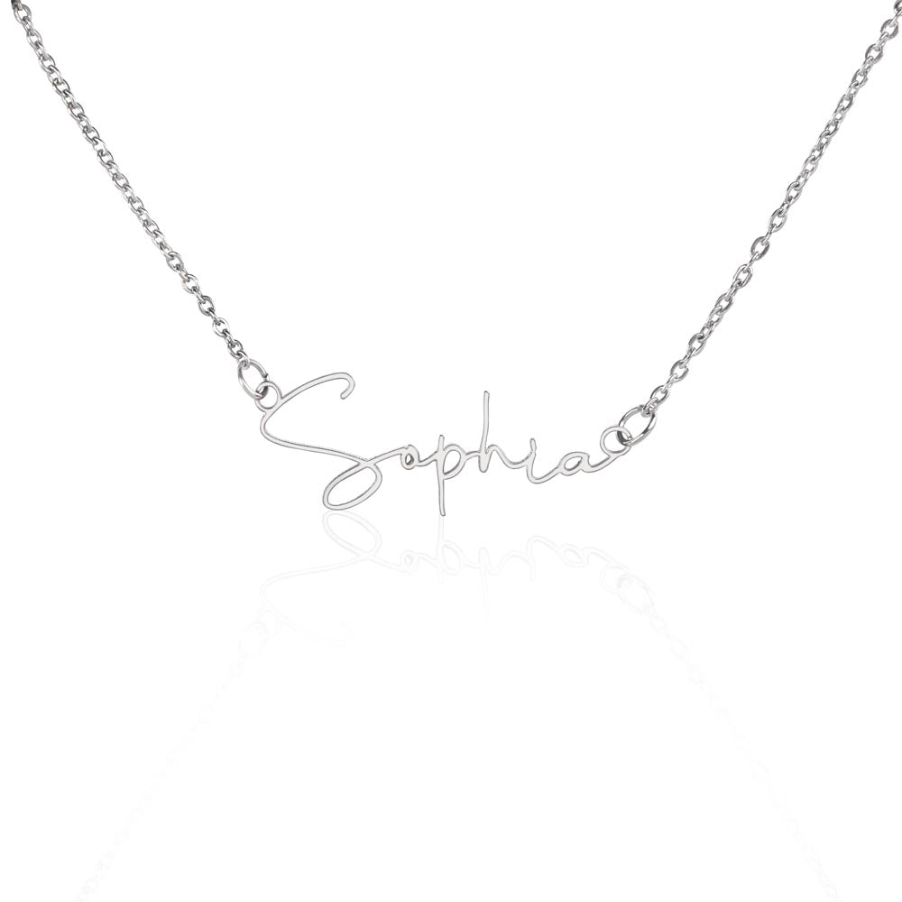 Beautiful Signature Necklace