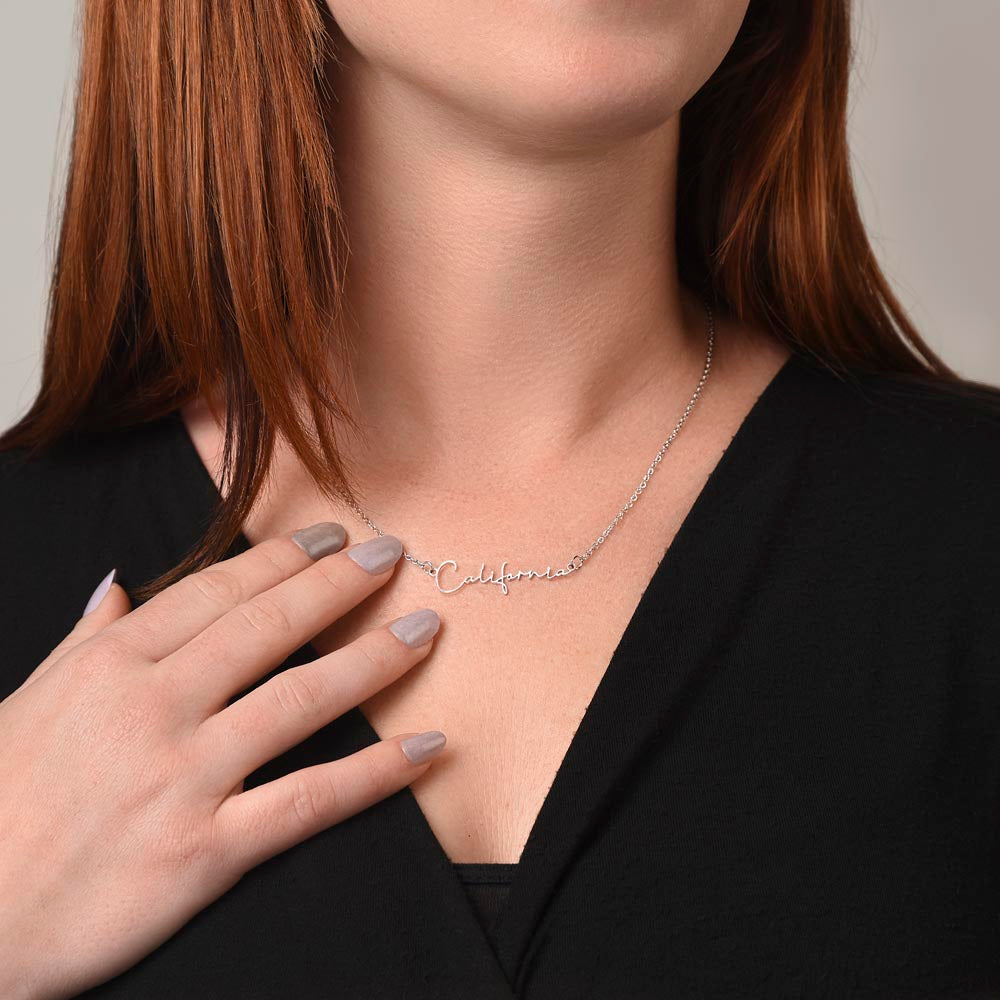 Beautiful Signature Necklace