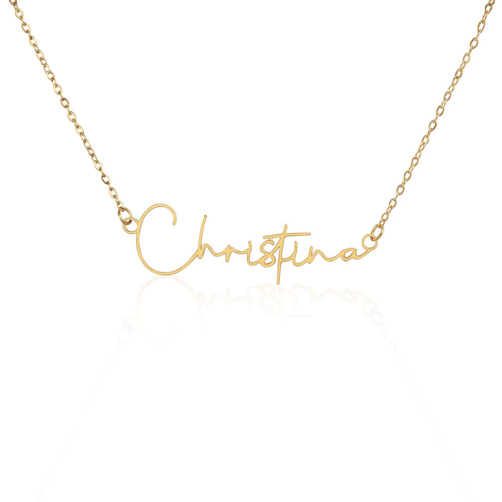 Beautiful Signature Necklace