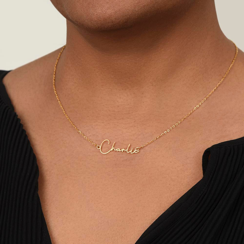 Beautiful Signature Necklace