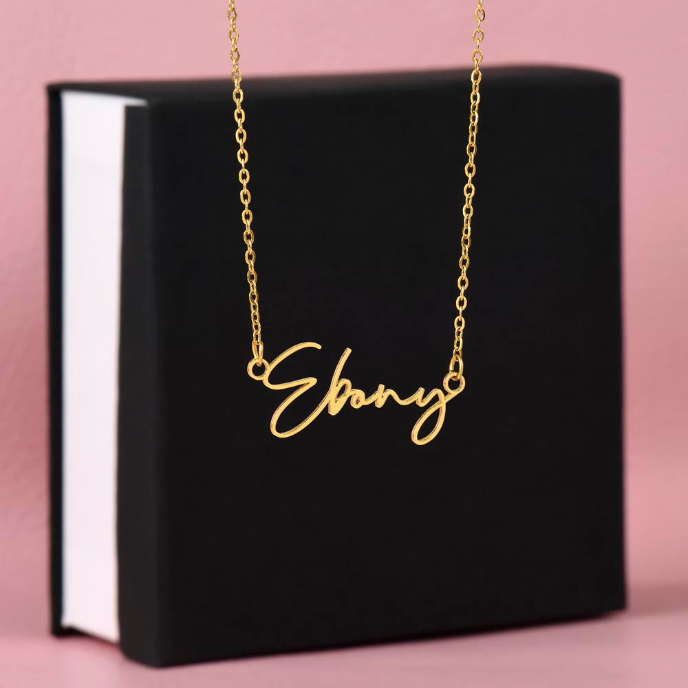Beautiful Signature Necklace