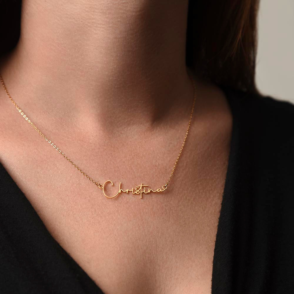 Beautiful Signature Necklace