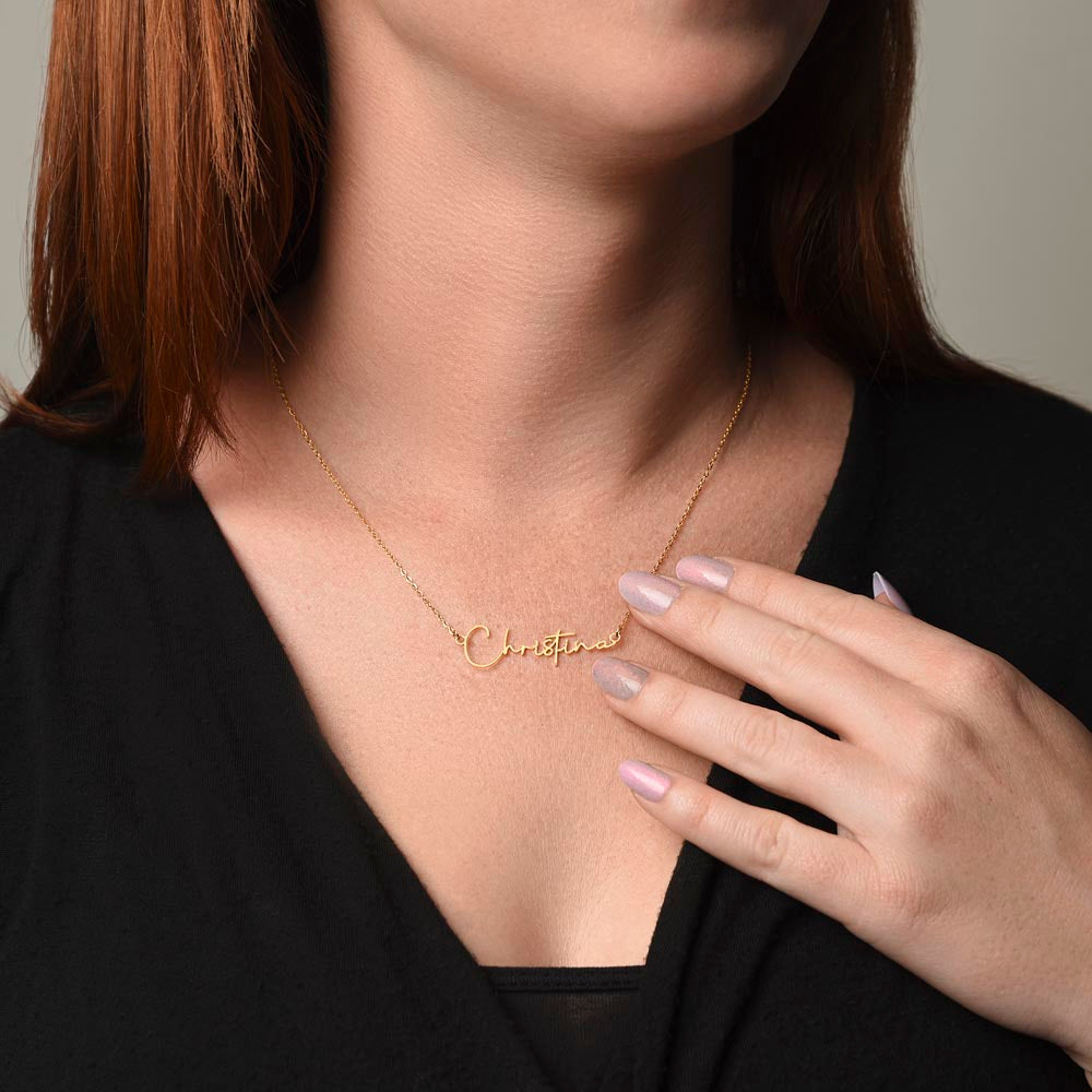 Beautiful Signature Necklace