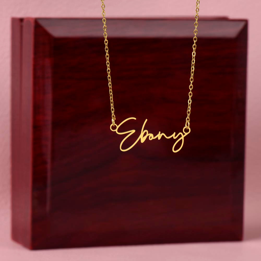 Beautiful Signature Necklace