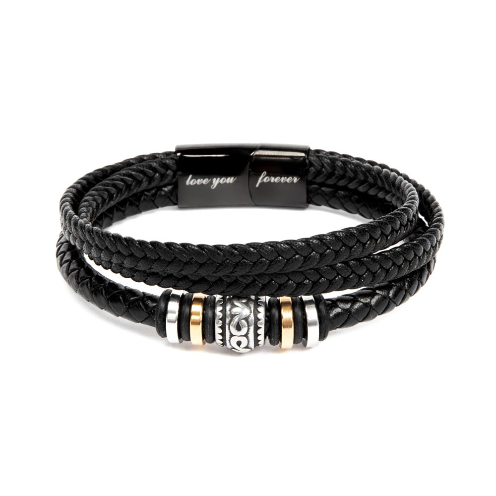 Love you Forever Bracelet for son