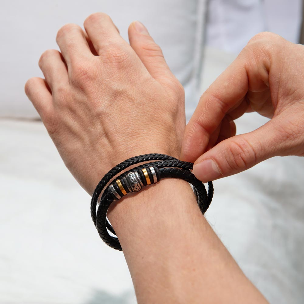 Love you Forever Bracelet for son